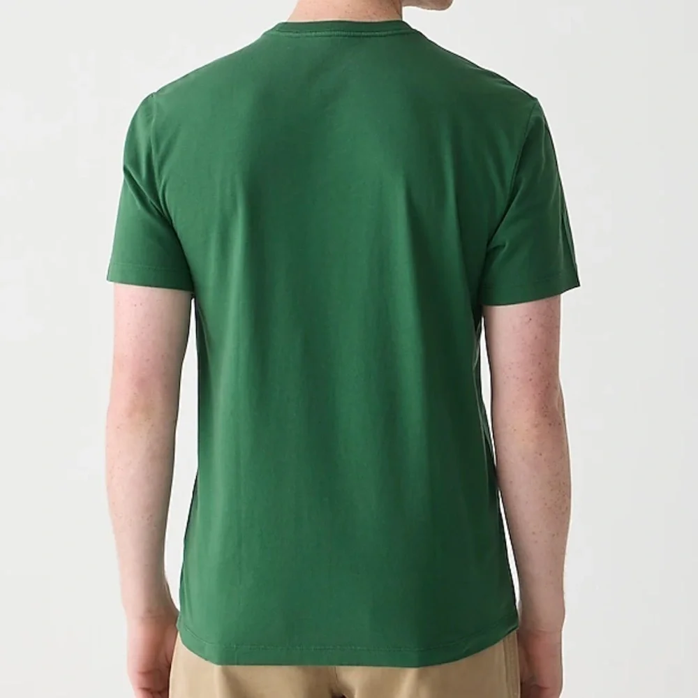 J crew prospect green broken in tee shirt